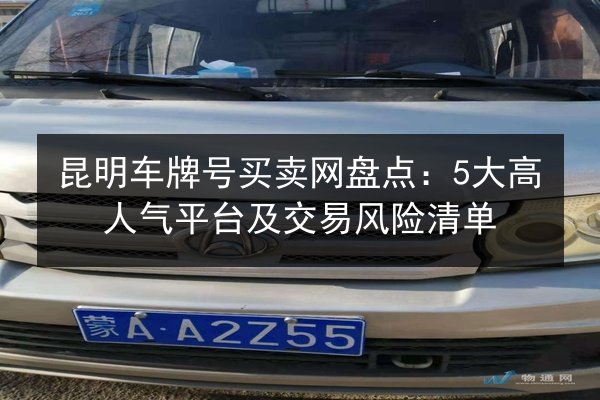 昆明车牌号买卖网盘点：5大高人气平台及交易风险清单 第2张