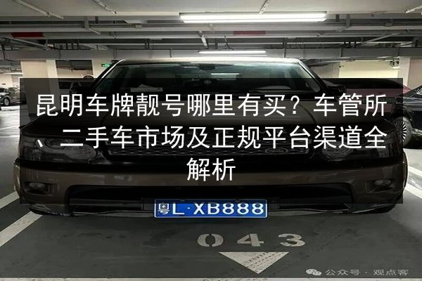 昆明车牌靓号哪里有买?车管所、二手车市场及正规平台渠道全解析 第3张 昆明车牌靓号哪里有买?车管所、二手车市场及正规平台渠道全解析 第3张