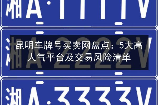 昆明车牌号买卖网盘点：5大高人气平台及交易风险清单 第3张
