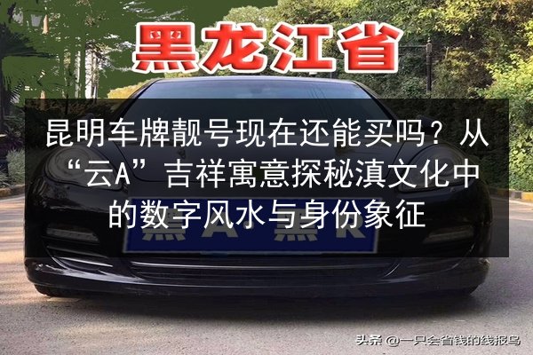 昆明车牌靓号现在还能买吗?从“云A”吉祥寓意探秘滇文化中的数字风水与身份象征 第2张 昆明车牌靓号现在还能买吗?从“云A”吉祥寓意探秘滇文化中的数字风水与身份象征 第2张