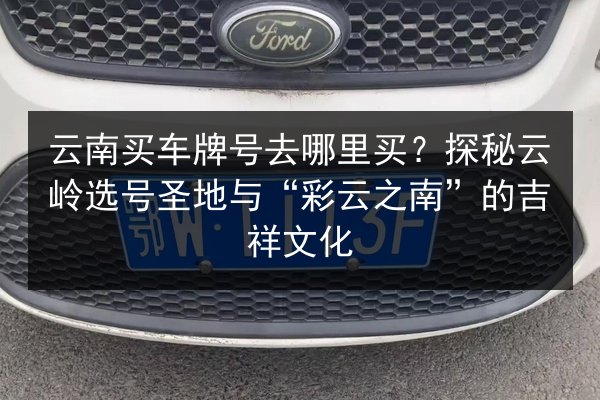 云南买车牌号去哪里买?探秘云岭选号圣地与“彩云之南”的吉祥文化 第2张 云南买车牌号去哪里买?探秘云岭选号圣地与“彩云之南”的吉祥文化 第2张