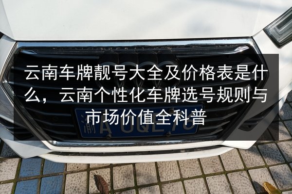 云南车牌靓号大全及价格表是什么，云南个性化车牌选号规则与市场价值全科普 第3张