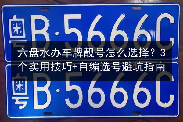 六盘水办车牌靓号怎么选择?3个实用技巧+自编选号避坑指南 第2张 六盘水办车牌靓号怎么选择?3个实用技巧+自编选号避坑指南 第2张
