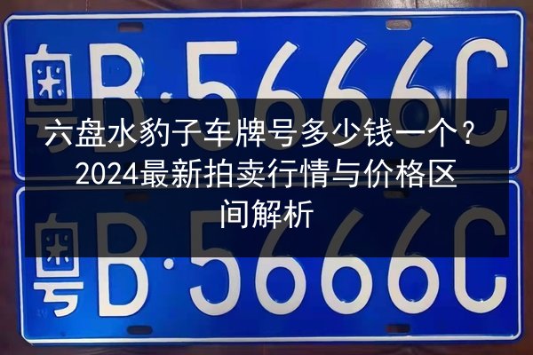 六盘水豹子车牌号多少钱一个?2024最新拍卖行情与价格区间解析 第2张 六盘水豹子车牌号多少钱一个?2024最新拍卖行情与价格区间解析 第2张