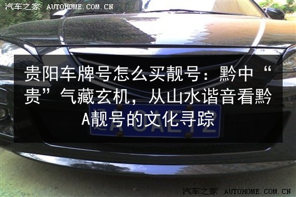 贵阳车牌号怎么买靓号:黔中“贵”气藏玄机,从山水谐音看黔A靓号的文化寻踪 第3张 贵阳车牌号怎么买靓号:黔中“贵”气藏玄机,从山水谐音看黔A靓号的文化寻踪 第3张
