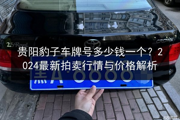 贵阳豹子车牌号多少钱一个?2024最新拍卖行情与价格解析 第1张 贵阳豹子车牌号多少钱一个?2024最新拍卖行情与价格解析 第1张