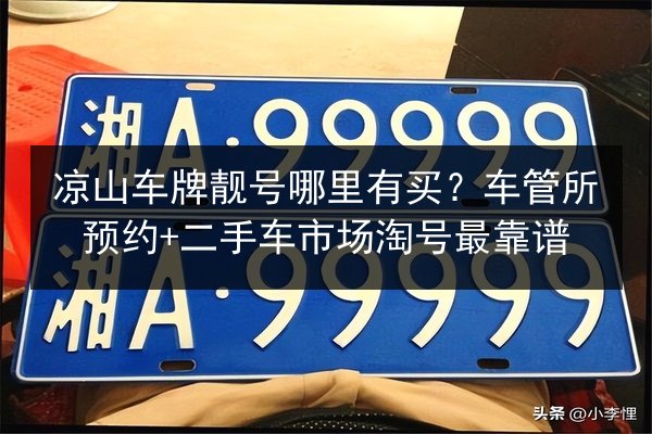 凉山车牌靓号哪里有买?车管所预约+二手车市场淘号最靠谱 第1张 凉山车牌靓号哪里有买?车管所预约+二手车市场淘号最靠谱 第1张