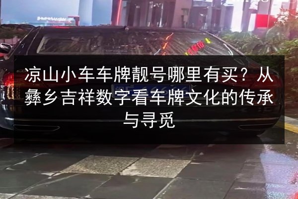 凉山小车车牌靓号哪里有买?从彝乡吉祥数字看车牌文化的传承与寻觅 第2张 凉山小车车牌靓号哪里有买?从彝乡吉祥数字看车牌文化的传承与寻觅 第2张