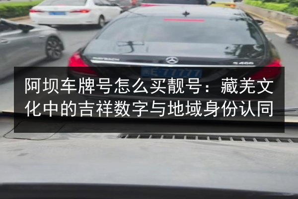 阿坝车牌号怎么买靓号:藏羌文化中的吉祥数字与地域身份认同 第2张 阿坝车牌号怎么买靓号:藏羌文化中的吉祥数字与地域身份认同 第2张