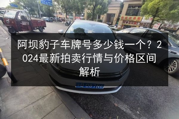 阿坝豹子车牌号多少钱一个？2024最新拍卖行情与价格区间解析