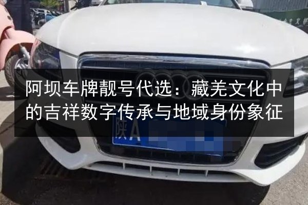 阿坝车牌靓号代选：藏羌文化中的吉祥数字传承与地域身份象征