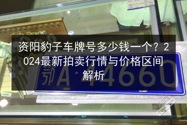 资阳豹子车牌号多少钱一个?2024最新拍卖行情与价格区间解析 第2张 资阳豹子车牌号多少钱一个?2024最新拍卖行情与价格区间解析 第2张
