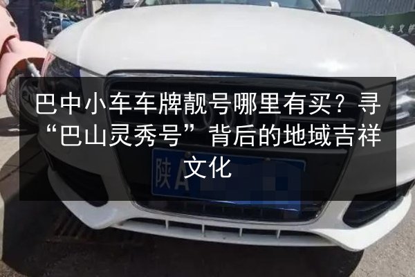 巴中小车车牌靓号哪里有买？寻“巴山灵秀号”背后的地域吉祥文化 第3张