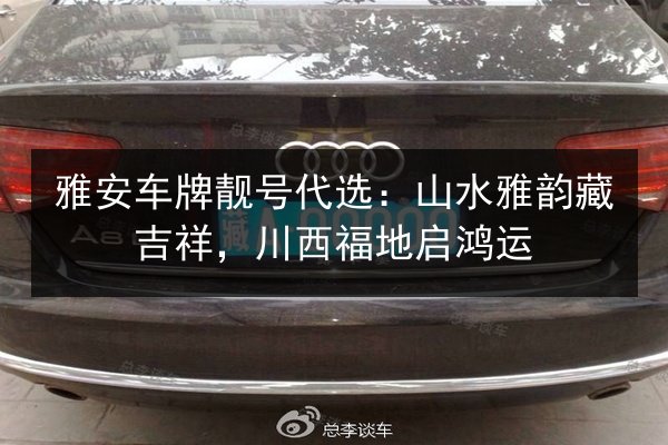 雅安车牌靓号代选:山水雅韵藏吉祥,川西福地启鸿运 第3张 雅安车牌靓号代选:山水雅韵藏吉祥,川西福地启鸿运 第3张