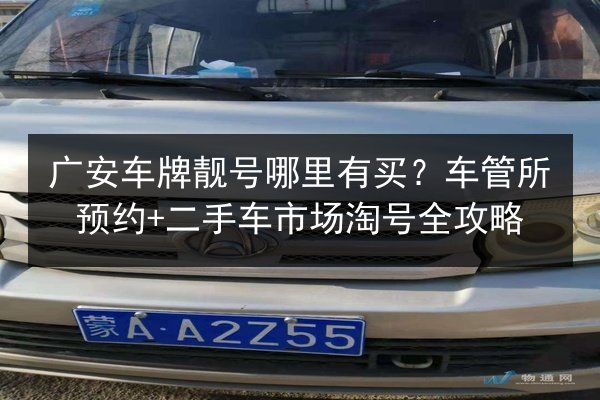 广安车牌靓号哪里有买？车管所预约+二手车市场淘号全攻略 第3张