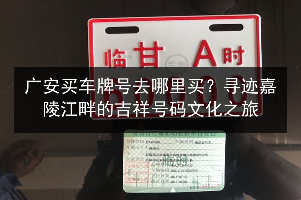 广安买车牌号去哪里买?寻迹嘉陵江畔的吉祥号码文化之旅 第3张 广安买车牌号去哪里买?寻迹嘉陵江畔的吉祥号码文化之旅 第3张