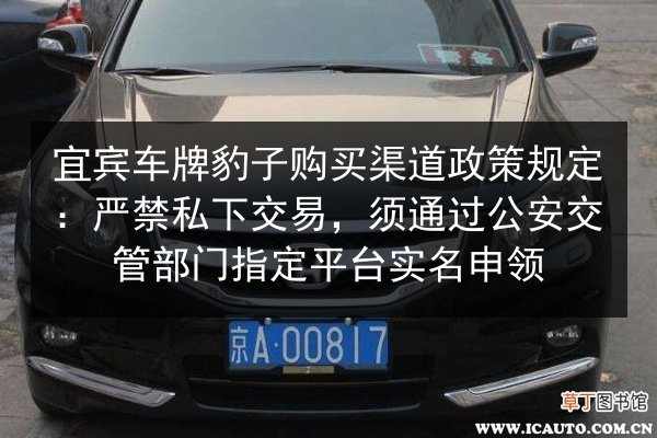 宜宾车牌豹子购买渠道政策规定:严禁私下交易,须通过公安交管部门指定平台实名申领 第2张 宜宾车牌豹子购买渠道政策规定:严禁私下交易,须通过公安交管部门指定平台实名申领 第2张