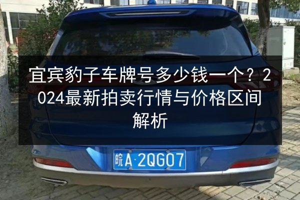 宜宾豹子车牌号多少钱一个？2024最新拍卖行情与价格区间解析 第2张