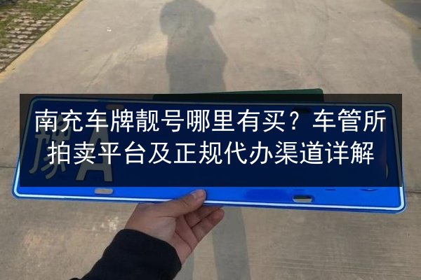 南充车牌靓号哪里有买？车管所拍卖平台及正规代办渠道详解 第2张