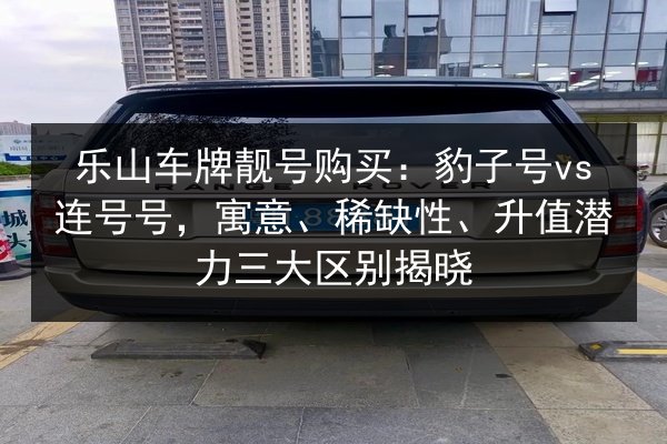 乐山车牌靓号购买:豹子号vs连号号,寓意、稀缺性、升值潜力三大区别揭晓 第2张 乐山车牌靓号购买:豹子号vs连号号,寓意、稀缺性、升值潜力三大区别揭晓 第2张
