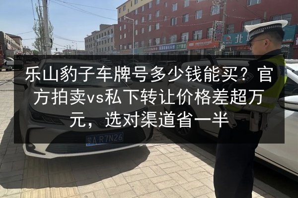 乐山豹子车牌号多少钱能买?官方拍卖vs私下转让价格差超万元,选对渠道省一半 第3张 乐山豹子车牌号多少钱能买?官方拍卖vs私下转让价格差超万元,选对渠道省一半 第3张