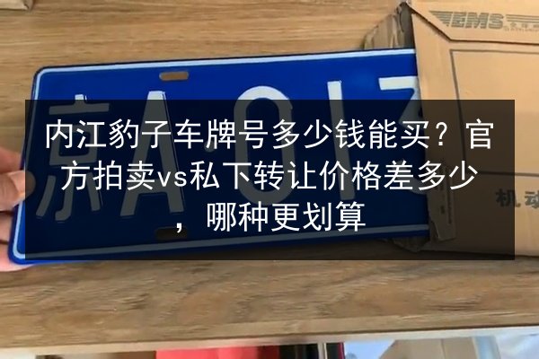 内江豹子车牌号多少钱能买？官方拍卖vs私下转让价格差多少，哪种更划算 第1张