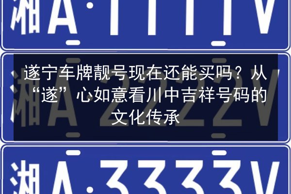 遂宁车牌靓号现在还能买吗?从“遂”心如意看川中吉祥号码的文化传承 第2张 遂宁车牌靓号现在还能买吗?从“遂”心如意看川中吉祥号码的文化传承 第2张