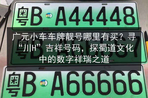 广元小车车牌靓号哪里有买?寻“川H”吉祥号码,探蜀道文化中的数字祥瑞之道 第2张 广元小车车牌靓号哪里有买?寻“川H”吉祥号码,探蜀道文化中的数字祥瑞之道 第2张