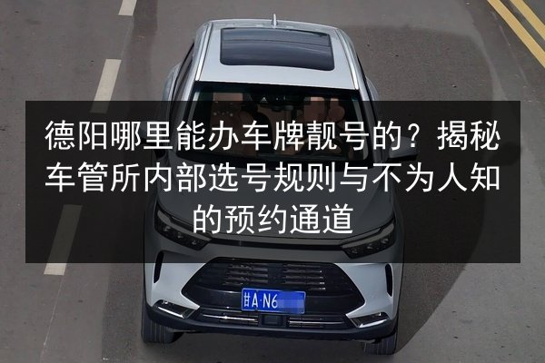德阳哪里能办车牌靓号的？揭秘车管所内部选号规则与不为人知的预约通道 第2张