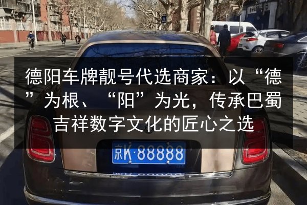 德阳车牌靓号代选商家：以“德”为根、“阳”为光，传承巴蜀吉祥数字文化的匠心之选 第3张