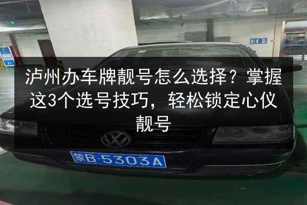泸州办车牌靓号怎么选择？掌握这3个选号技巧，轻松锁定心仪靓号 第3张