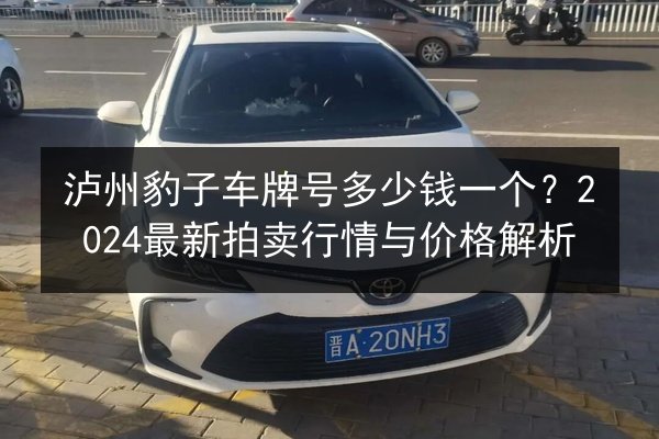 泸州豹子车牌号多少钱一个？2024最新拍卖行情与价格解析