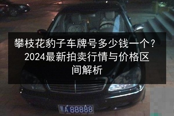 攀枝花豹子车牌号多少钱一个?2024最新拍卖行情与价格区间解析 第2张 攀枝花豹子车牌号多少钱一个?2024最新拍卖行情与价格区间解析 第2张