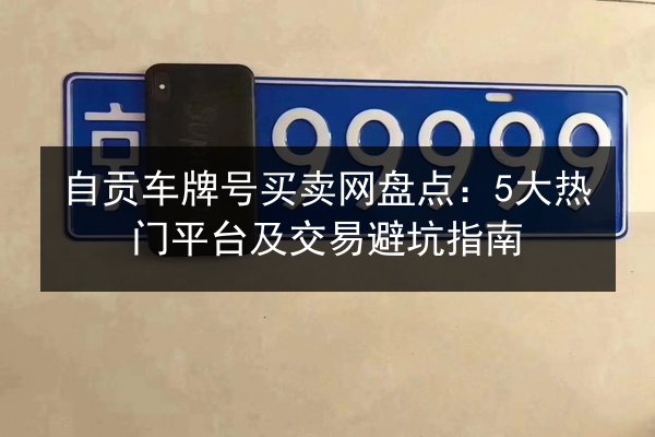 自贡车牌号买卖网盘点：5大热门平台及交易避坑指南 第2张