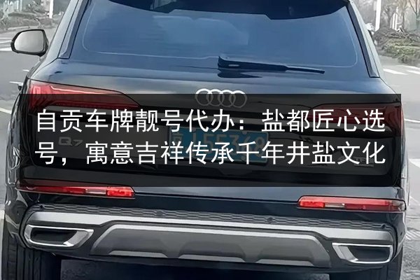 自贡车牌靓号代办:盐都匠心选号,寓意吉祥传承千年井盐文化 第3张 自贡车牌靓号代办:盐都匠心选号,寓意吉祥传承千年井盐文化 第3张