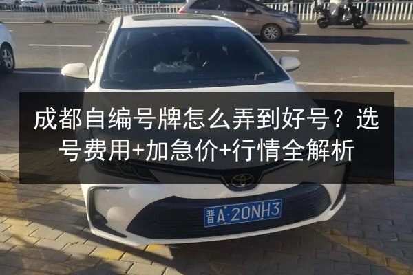 成都自编号牌怎么弄到好号?选号费用+加急价+行情全解析 第3张 成都自编号牌怎么弄到好号?选号费用+加急价+行情全解析 第3张