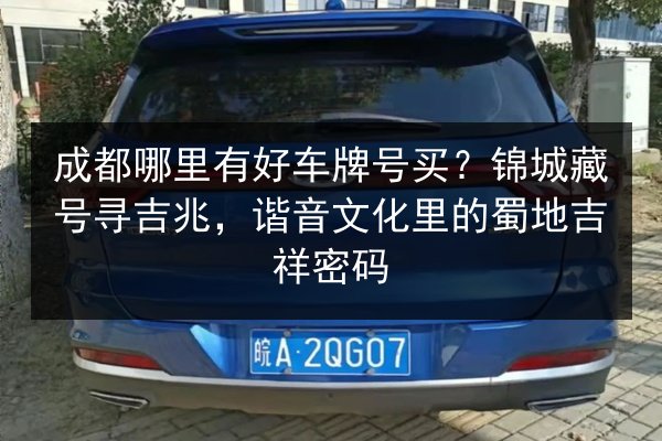 成都哪里有好车牌号买？锦城藏号寻吉兆，谐音文化里的蜀地吉祥密码