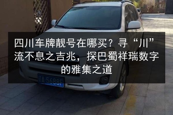 四川车牌靓号在哪买？寻“川”流不息之吉兆，探巴蜀祥瑞数字的雅集之道 第2张