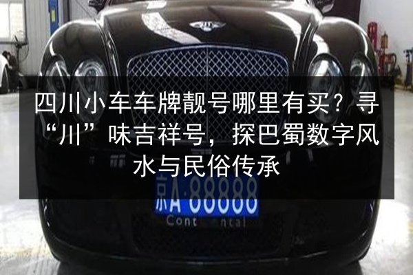 四川小车车牌靓号哪里有买？寻“川”味吉祥号，探巴蜀数字风水与民俗传承 第3张