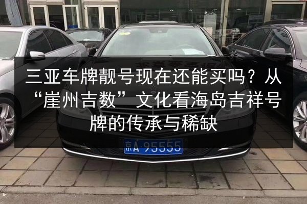 三亚车牌靓号现在还能买吗？从“崖州吉数”文化看海岛吉祥号牌的传承与稀缺 第2张