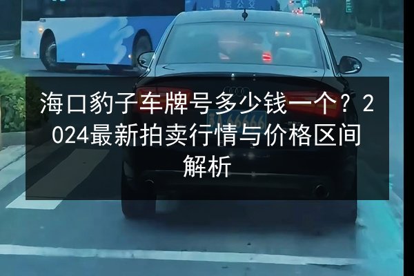 海口豹子车牌号多少钱一个?2024最新拍卖行情与价格区间解析 第2张 海口豹子车牌号多少钱一个?2024最新拍卖行情与价格区间解析 第2张