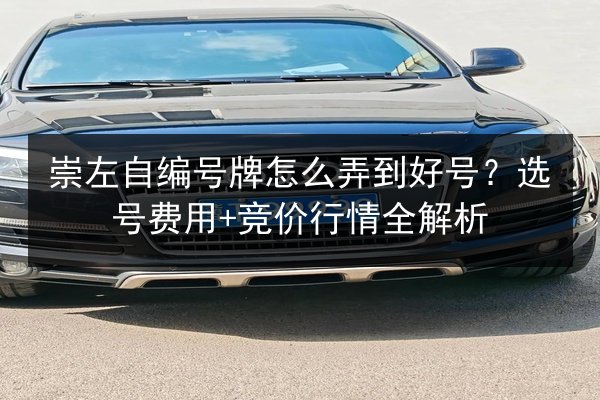 崇左自编号牌怎么弄到好号?选号费用+竞价行情全解析 第2张 崇左自编号牌怎么弄到好号?选号费用+竞价行情全解析 第2张