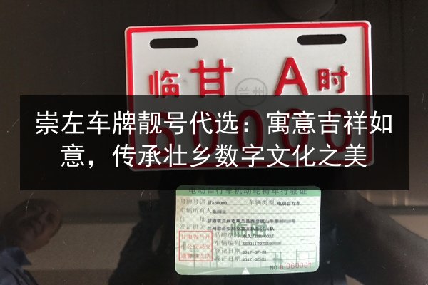 崇左车牌靓号代选：寓意吉祥如意，传承壮乡数字文化之美 第2张