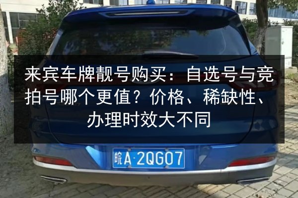 来宾车牌靓号购买:自选号与竞拍号哪个更值?价格、稀缺性、办理时效大不同 第2张 来宾车牌靓号购买:自选号与竞拍号哪个更值?价格、稀缺性、办理时效大不同 第2张