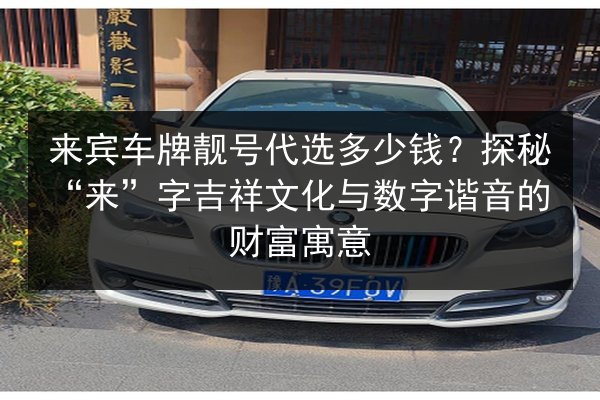 来宾车牌靓号代选多少钱？探秘“来”字吉祥文化与数字谐音的财富寓意 第2张