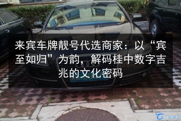 来宾车牌靓号代选商家:以“宾至如归”为韵,解码桂中数字吉兆的文化密码 第3张 来宾车牌靓号代选商家:以“宾至如归”为韵,解码桂中数字吉兆的文化密码 第3张