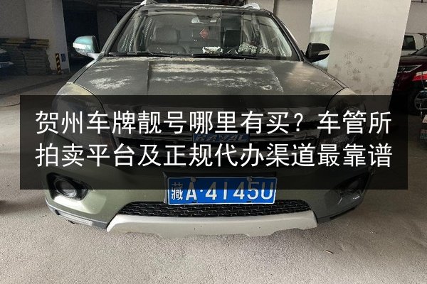 贺州车牌靓号哪里有买？车管所拍卖平台及正规代办渠道最靠谱 第2张