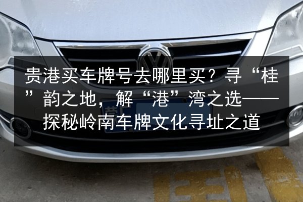 贵港买车牌号去哪里买?寻“桂”韵之地,解“港”湾之选——探秘岭南车牌文化寻址之道 第2张 贵港买车牌号去哪里买?寻“桂”韵之地,解“港”湾之选——探秘岭南车牌文化寻址之道 第2张