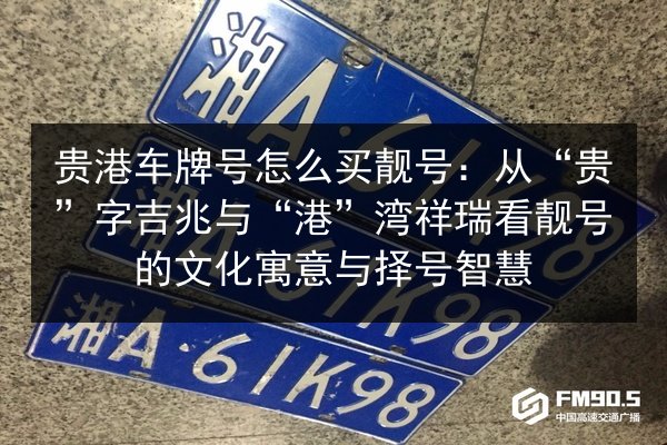 贵港车牌号怎么买靓号：从“贵”字吉兆与“港”湾祥瑞看靓号的文化寓意与择号智慧 第2张