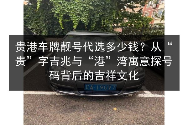 贵港车牌靓号代选多少钱？从“贵”字吉兆与“港”湾寓意探号码背后的吉祥文化 第2张
